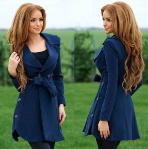 trench albastru